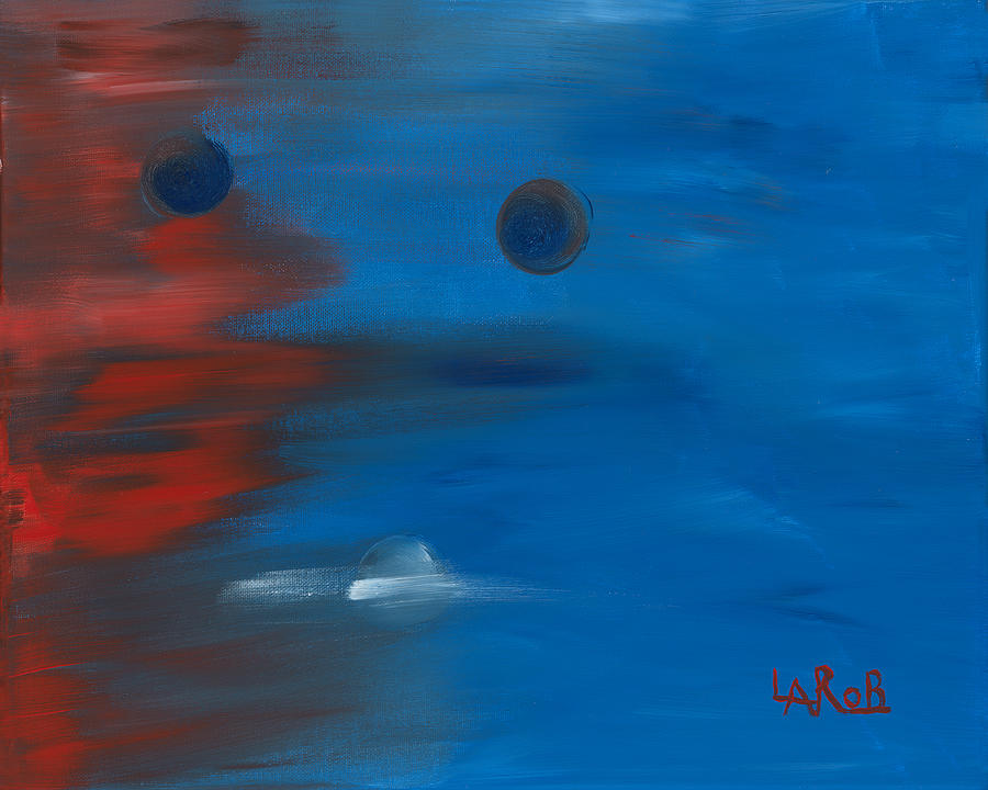 Worlds Painting - Flame World by Shirbie LaRob Whitman Worlds Painting - Flame World by Shirbie LaRob Whitman