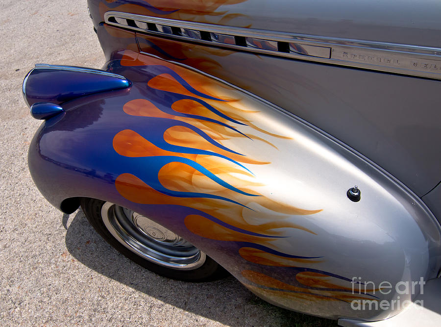 Flamed Fender Photograph by Robert Frederick