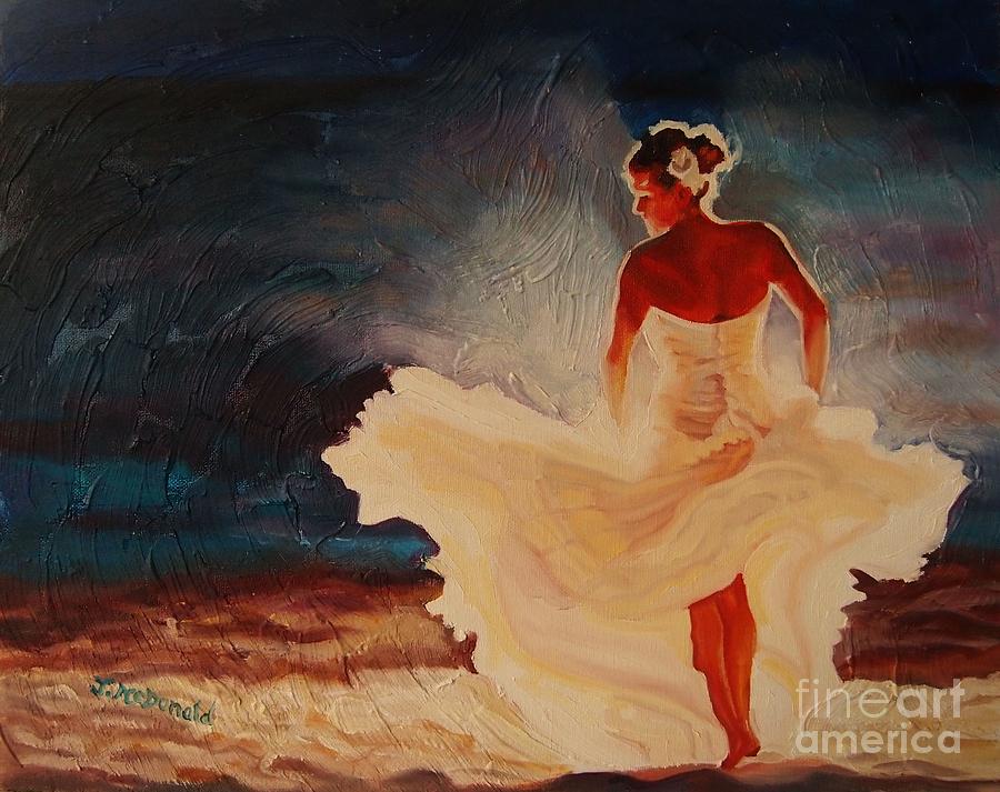 Flamenco Allure Painting by Janet McDonald