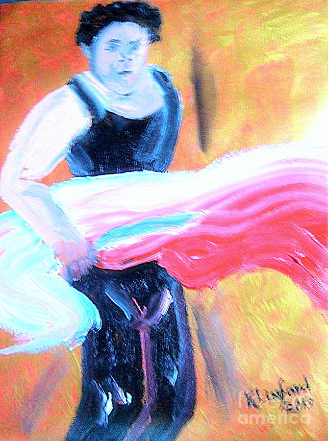 Flamenco Anyone? 2 Painting by Richard W Linford