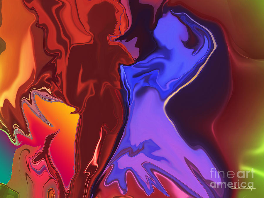 Flamenco Painting by Christian Simonian