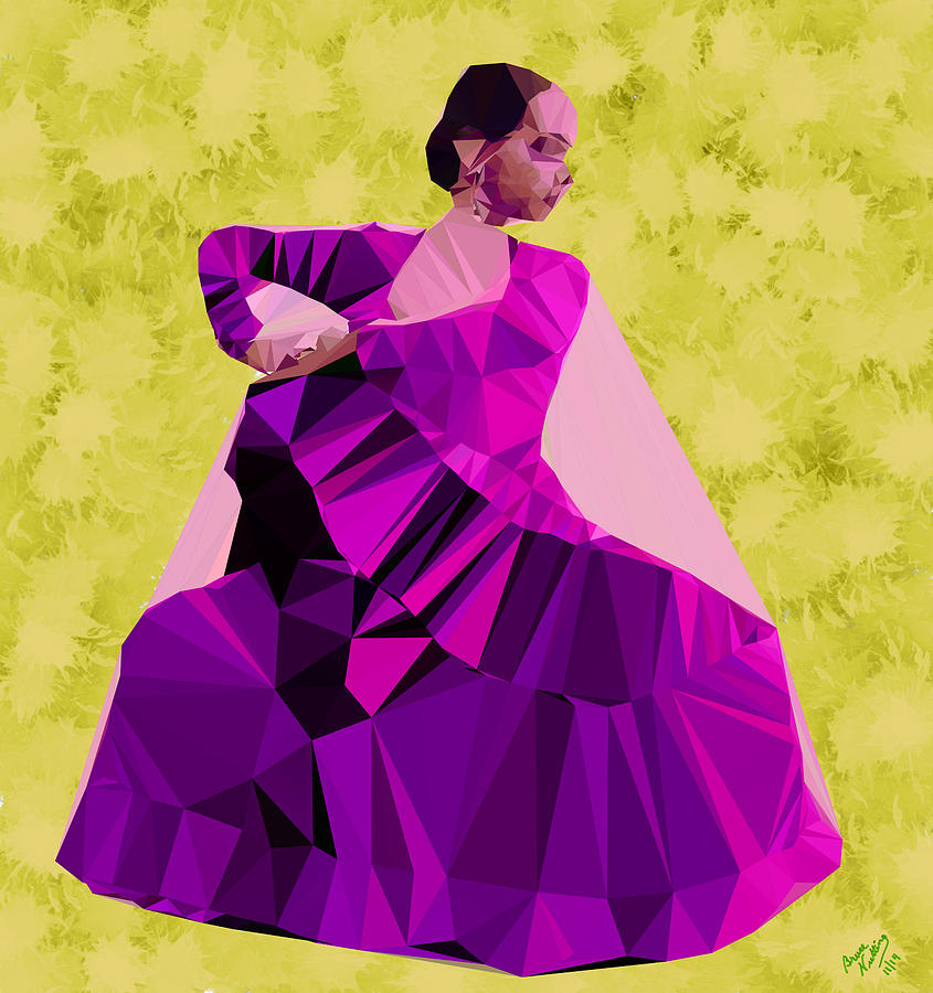 Flamenco Dancer In Spain Painting