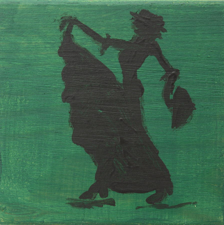 Flamenco Dancer Painting by Roger Cummiskey
