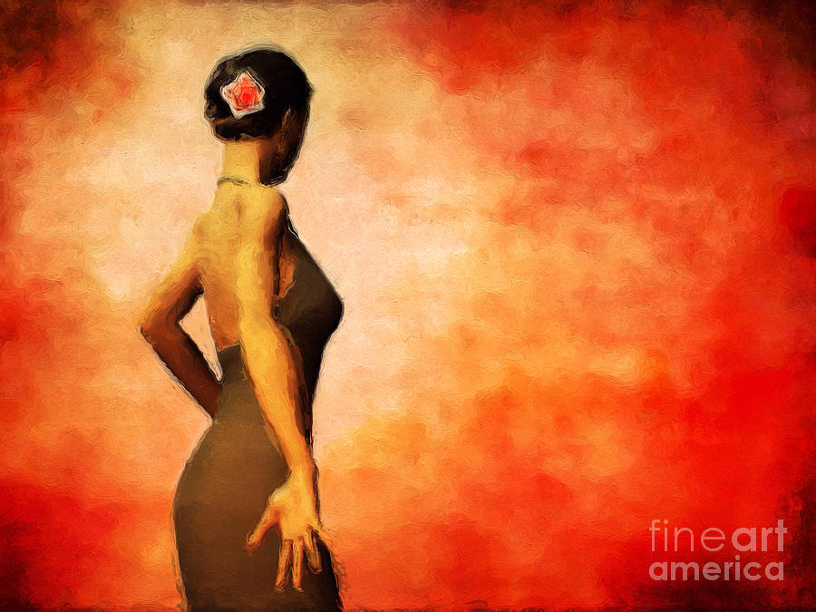 Flamenco Painting by John Edwards