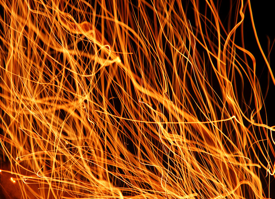 Flames Photograph by Mike Murdock