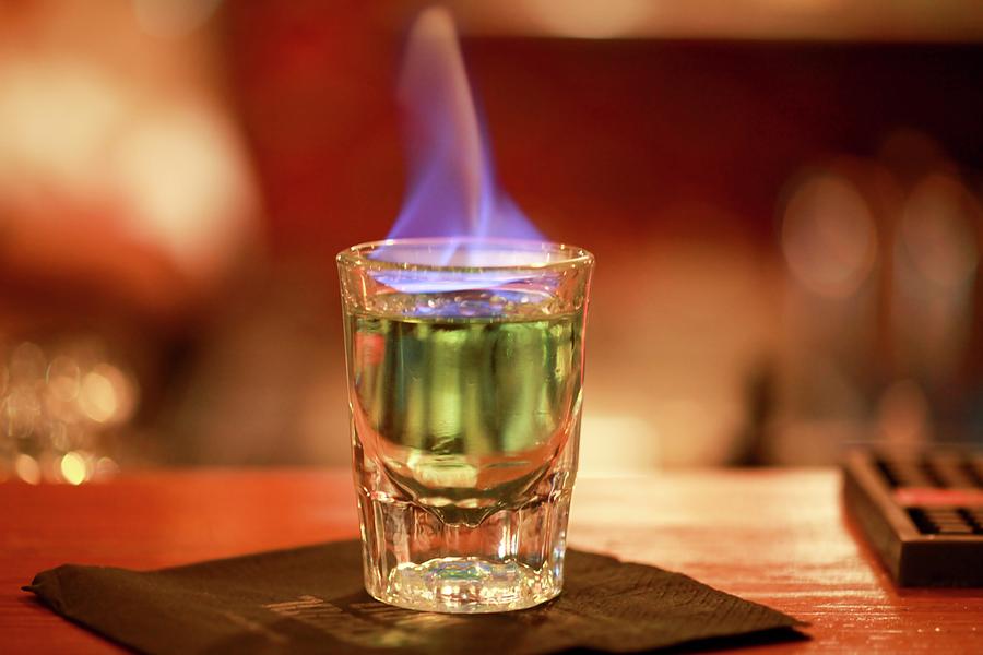 Flaming Alcohol Photograph by Photostock-israel/science Photo Library