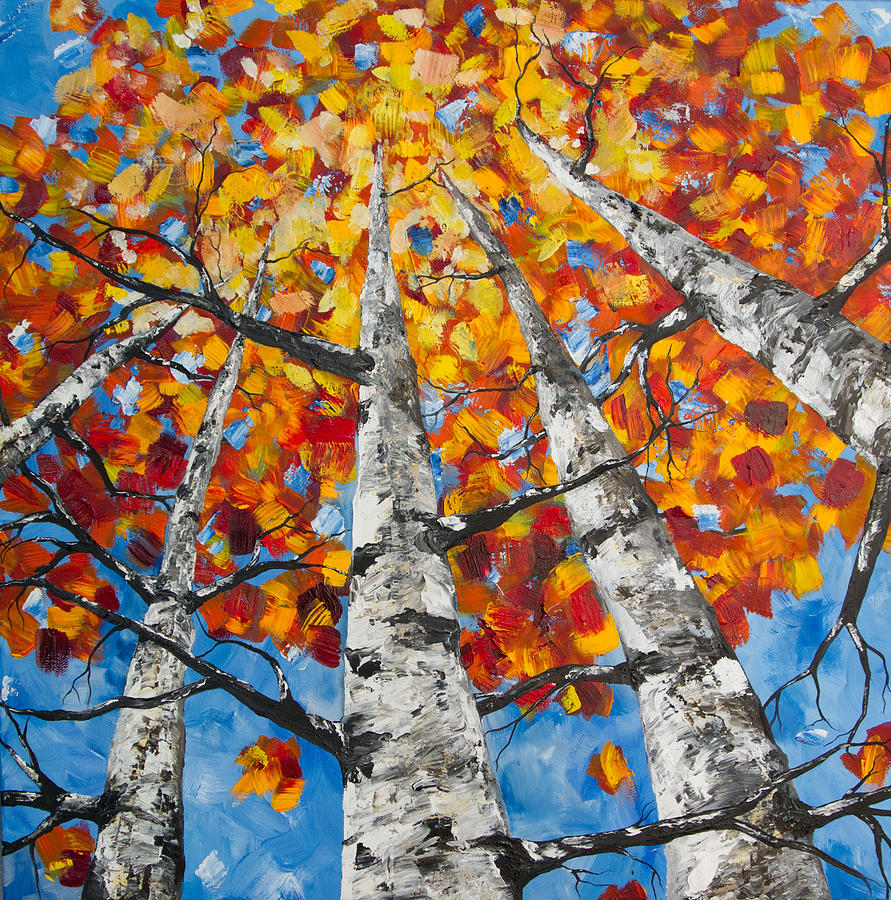 Flaming Aspens by Melinda Cummings Flaming Aspens by Melinda Cummings