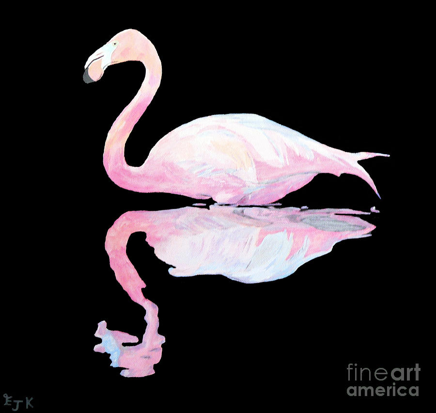 Flamingo Painting - Flamingo by Eric Kempson