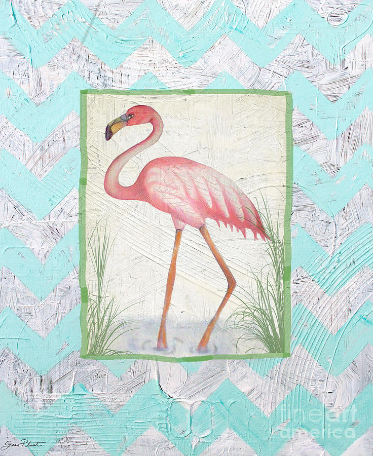Flamingo Painting - Flamingo  by Jean Plout