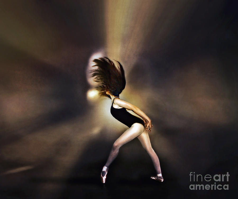 Ballet Dancer Photograph - Flare by Spokenin RED