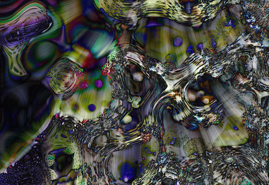 Abstract Digital Art - Flash Descent by Richard Thomas