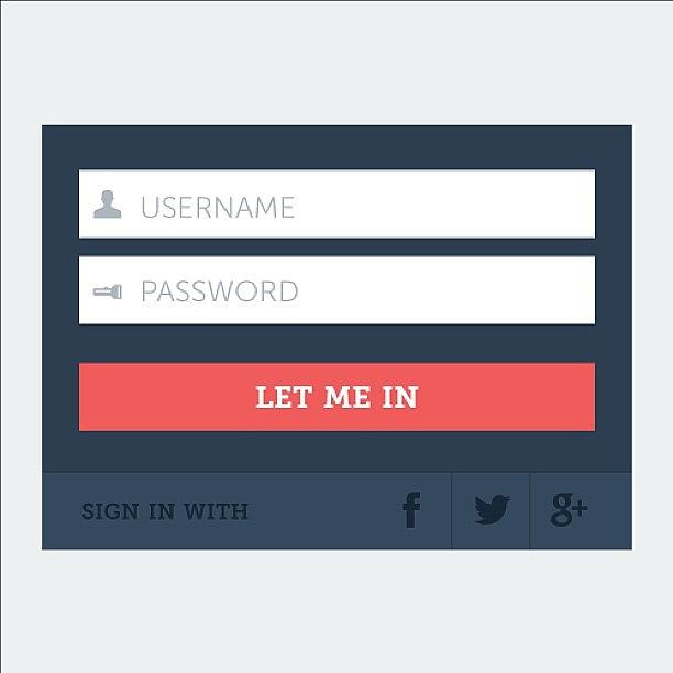 Cool Photograph - Flat #design Login Box #ui #ux #icons by Winart Foster
