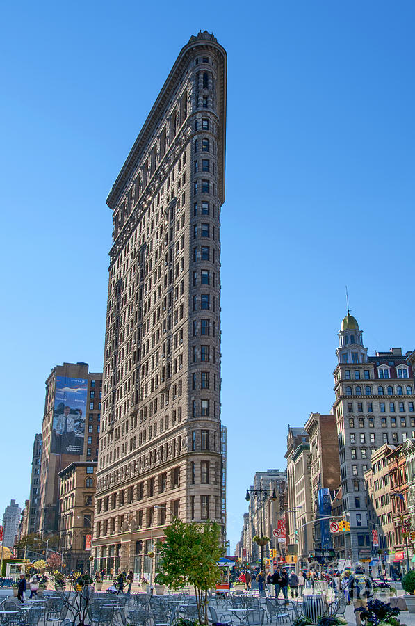 New York City Photograph - Flat Iron Building by Claudia Kuhn
