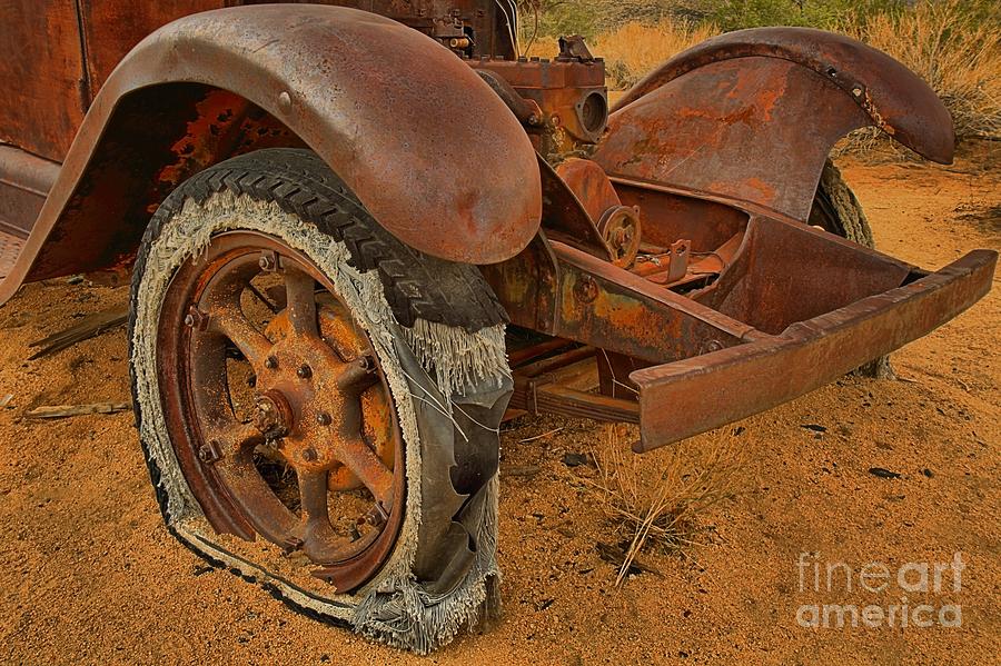 Flat Tire Photograph by Adam Jewell