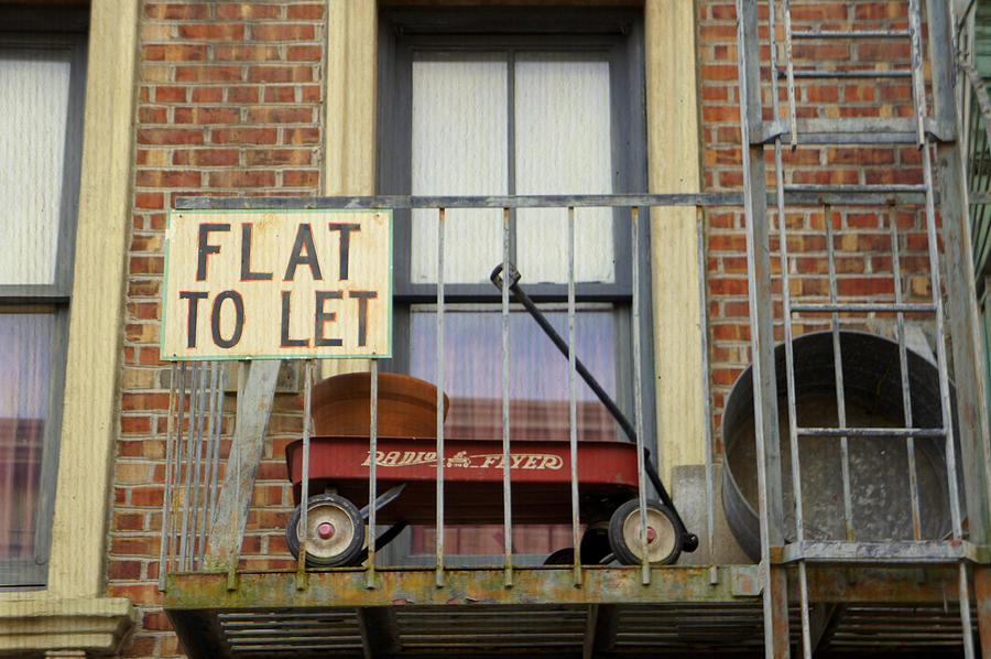Flat To Let Photograph by Laurie Perry
