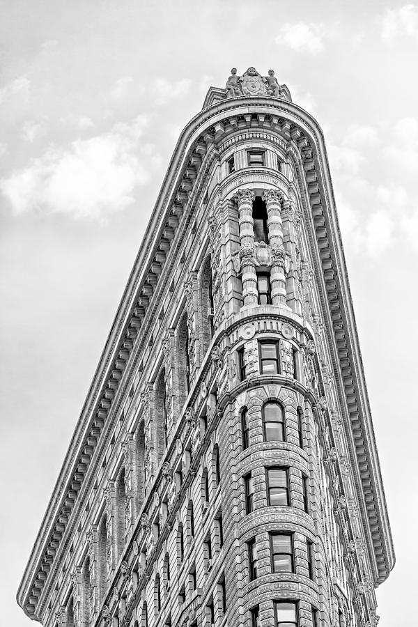Flatiron Building BW Photograph by Susan Candelario