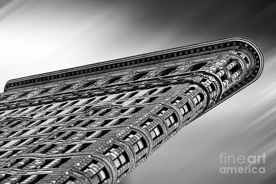 Black And White Photograph - Flatiron Building NYC by John Farnan