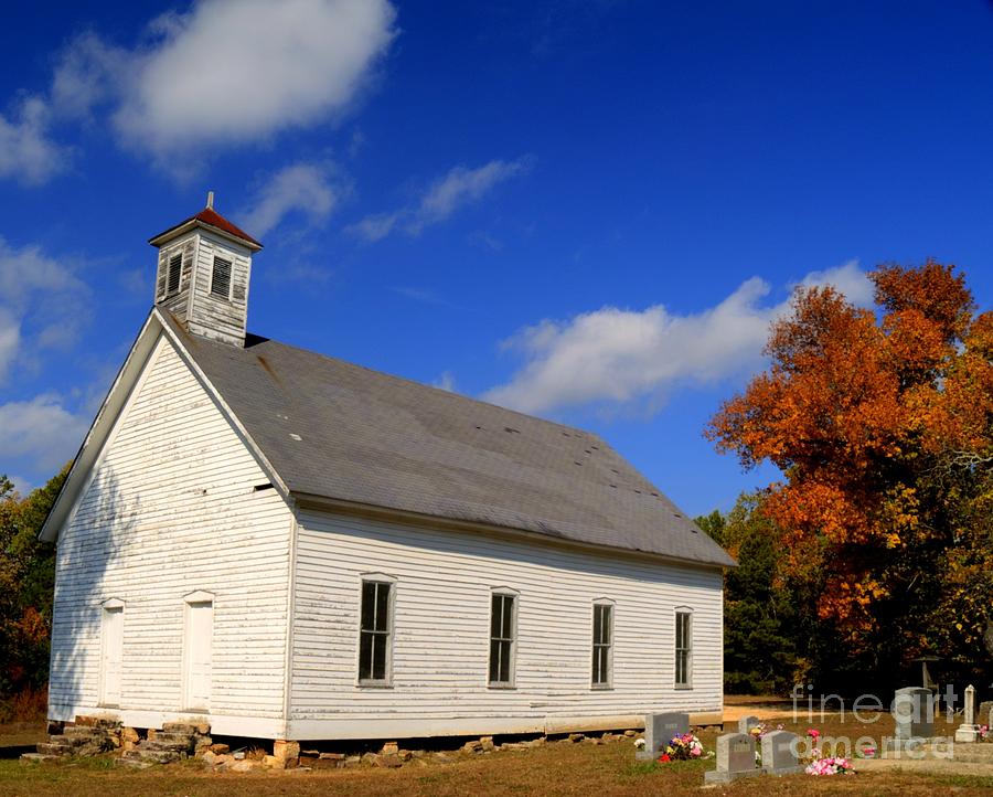 Church Photograph - Flatt Rock Church by Kevin Pugh