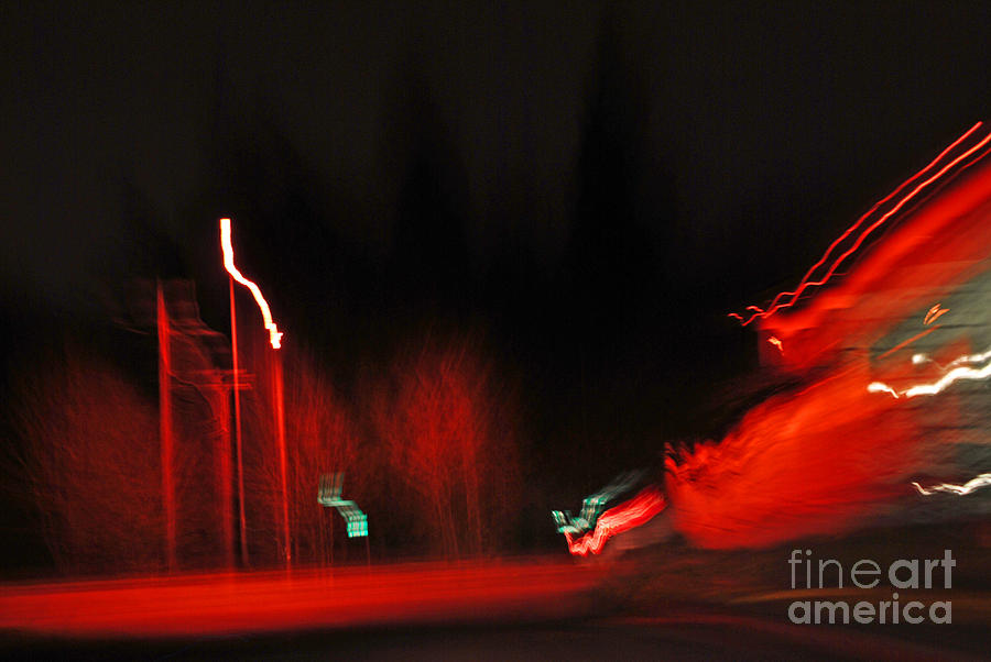 Fleeing the night Photograph by Frank Larkin