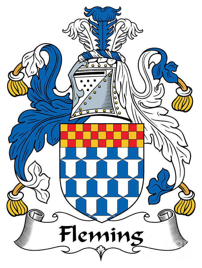 Fleming Digital Art - Fleming Coat of Arms Irish by Heraldry