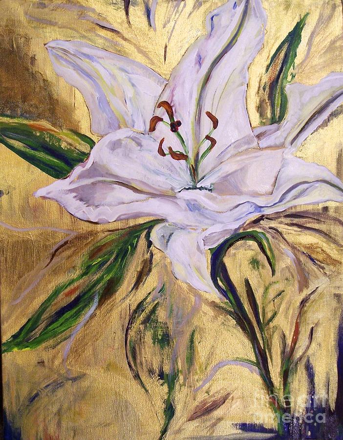 Fleur de Lys Painting by Catherine Gruetzke-Blais