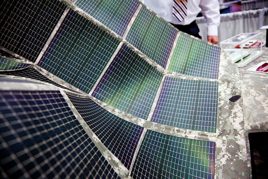 Flexible Photovoltaic Blanket Photograph by Science Photo Library Flexible Photovoltaic Blanket Photograph by Science Photo Library