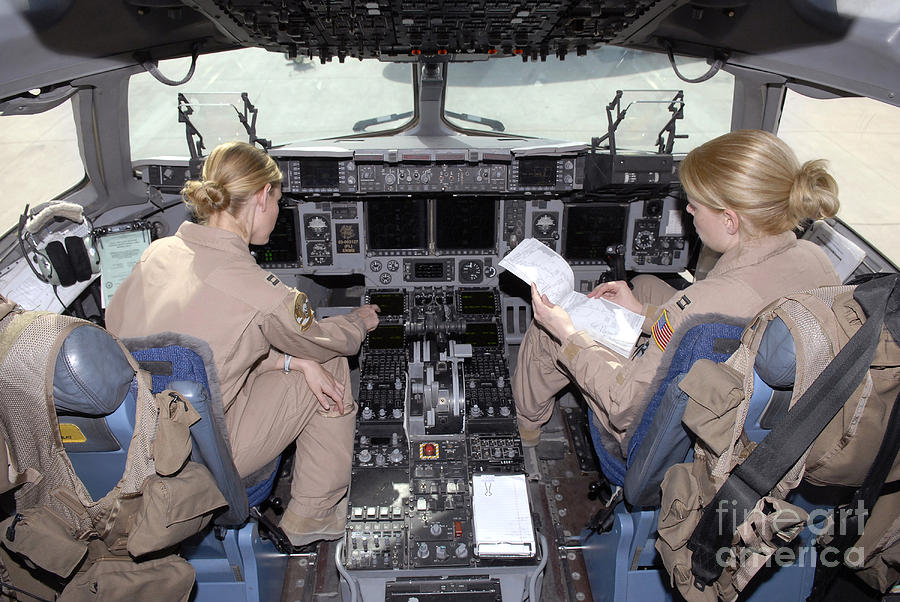 Horizontal Photograph - Flight Captains Review Flight by Stocktrek Images Horizontal Photograph - Flight Captains Review Flight by Stocktrek Images