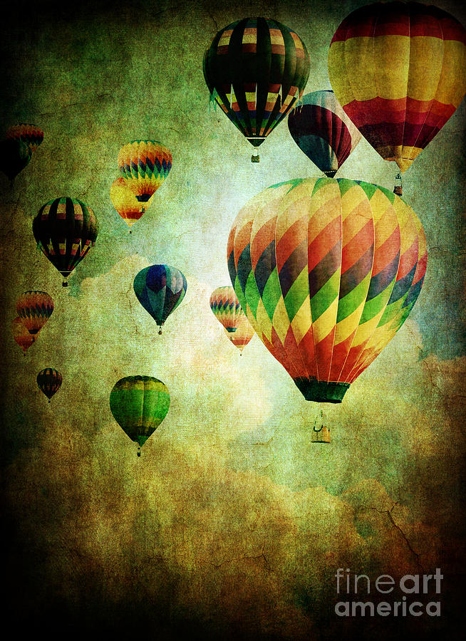 Flight of the Balloons  Photograph by Stephanie Frey