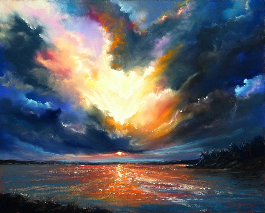 Sunset Pastel - Flight of the Fenix by Roman Burgan
