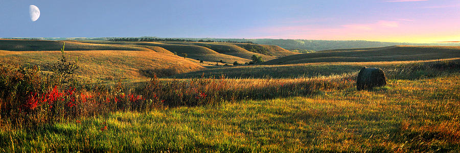 Sunset Photograph - Flint Hills Shadow Dance by Rod Seel