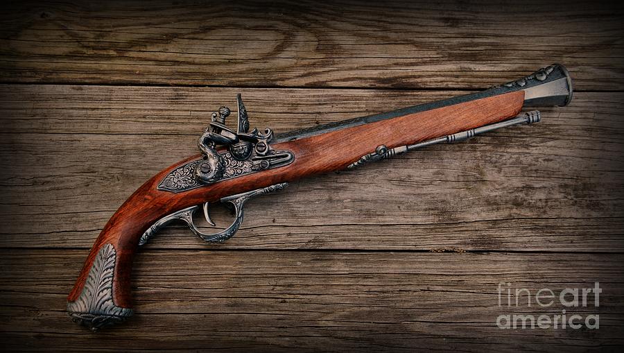 Pistol Photograph - Flintlock Blunderbuss Pistol by Paul Ward