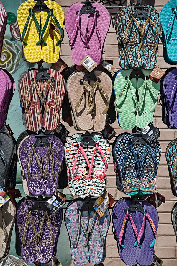 Los Angeles Photograph - Flip Flops by Peter Tellone