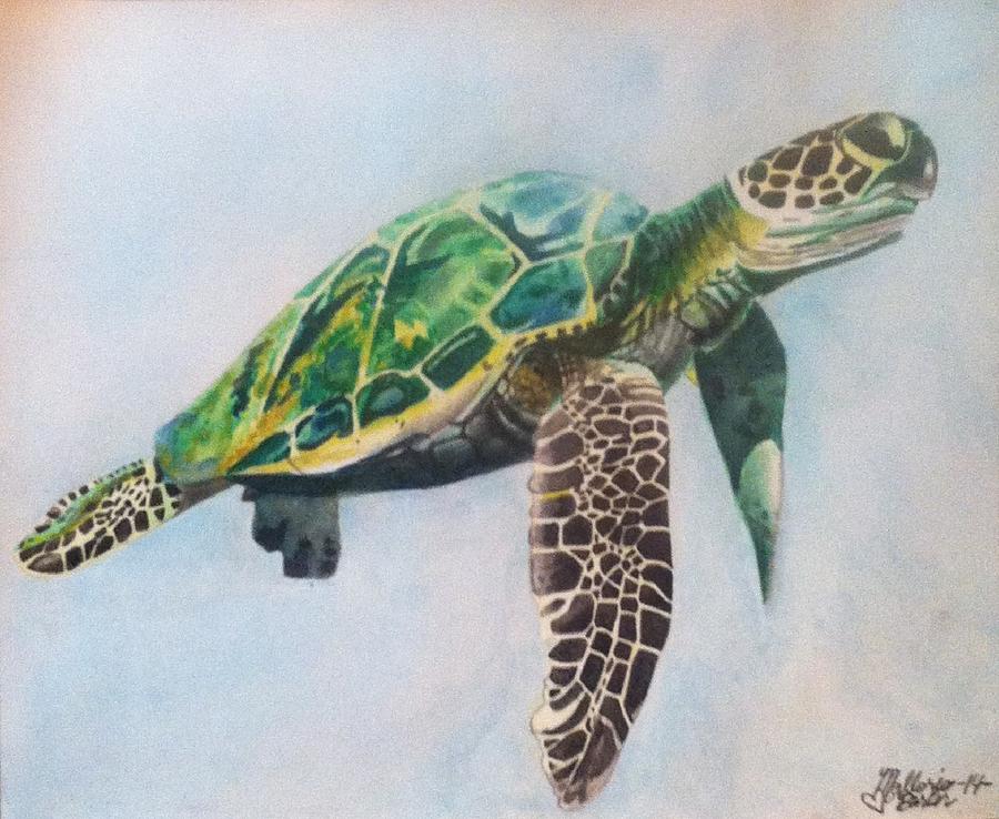 Flipper Painting by Mallorie Barker | Fine Art America