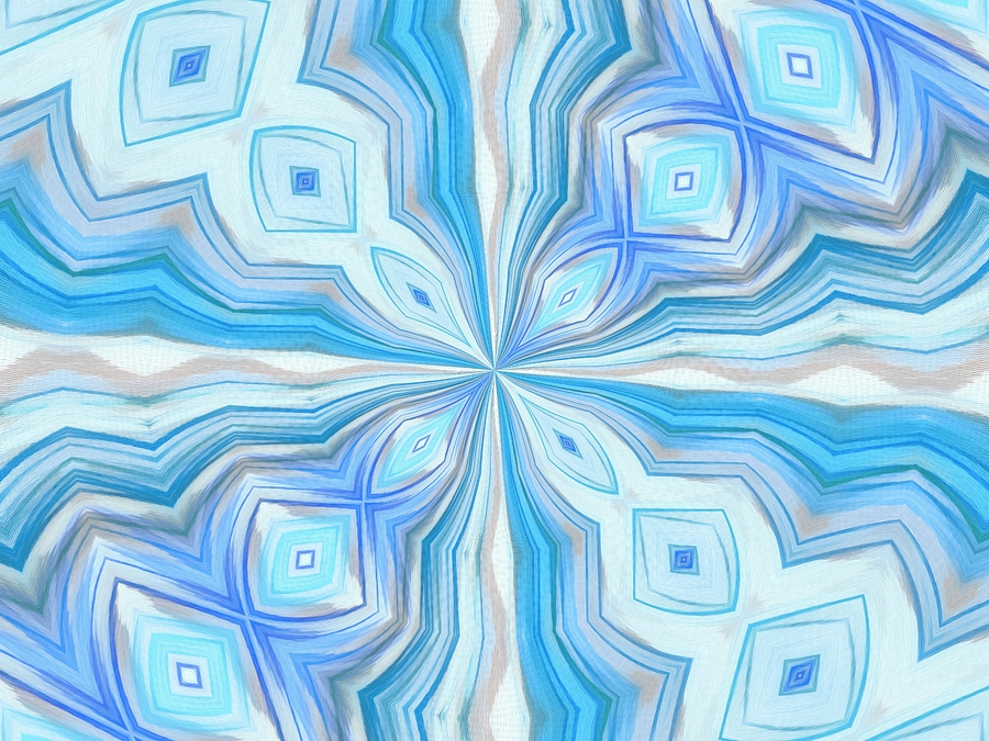 Float Abstract Pattern 2 Mixed Media by Angelina Tamez