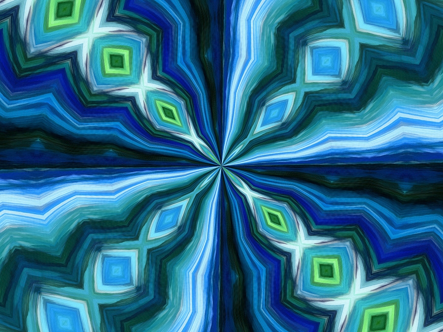 Abstract Mixed Media - Float Abstract Pattern 6 by Angelina Tamez
