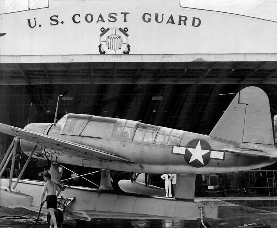 Vintage Photograph - Float Plane by Retro Images Archive