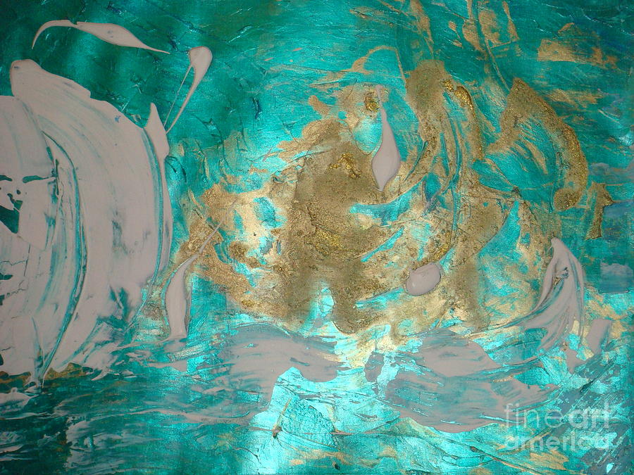 Floating 1 Painting by Fereshteh Stoecklein