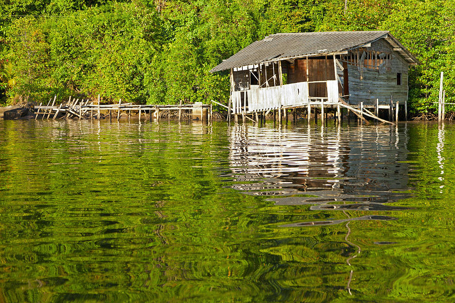 Floating Hut Photograph by Alexey Stiop