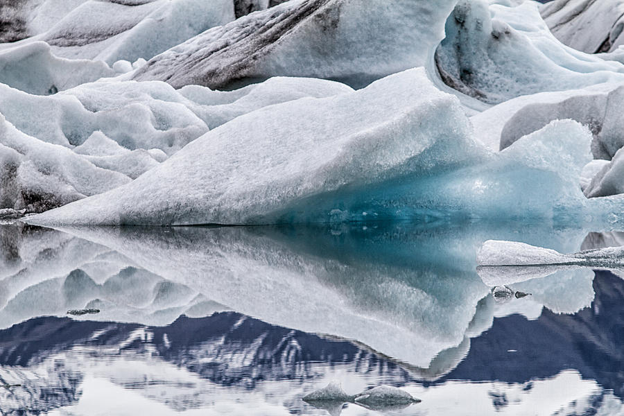 Floating ice Photograph by Marzena Grabczynska Lorenc