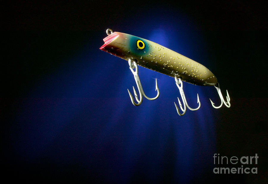 Fish Photograph - Floating Lure by Dick Smolinski