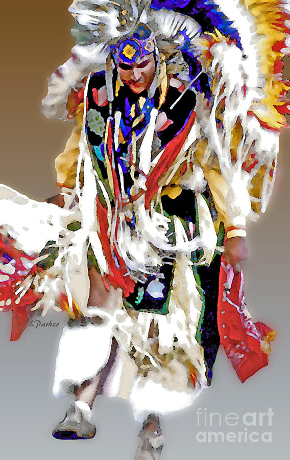Abstract Photograph - Floating Native Dancer by Linda Parker