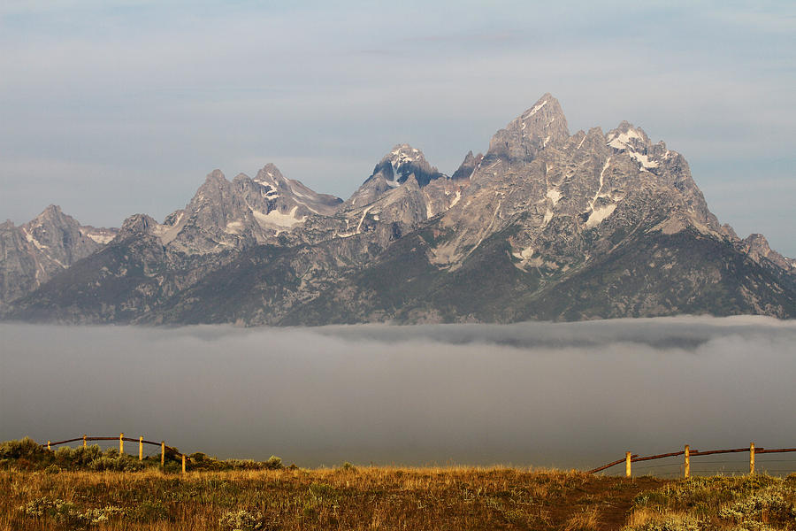 Floating Tetons Photograph by Ty Helbach