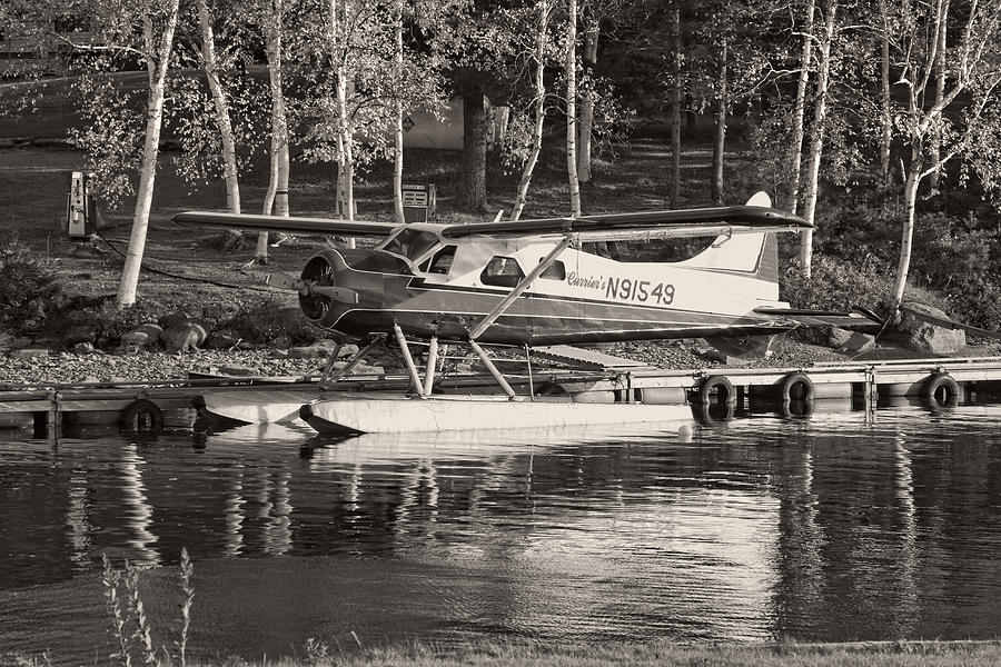 Floatplane On Moosehead Lake In Maine Photograph by Keith Webber Jr