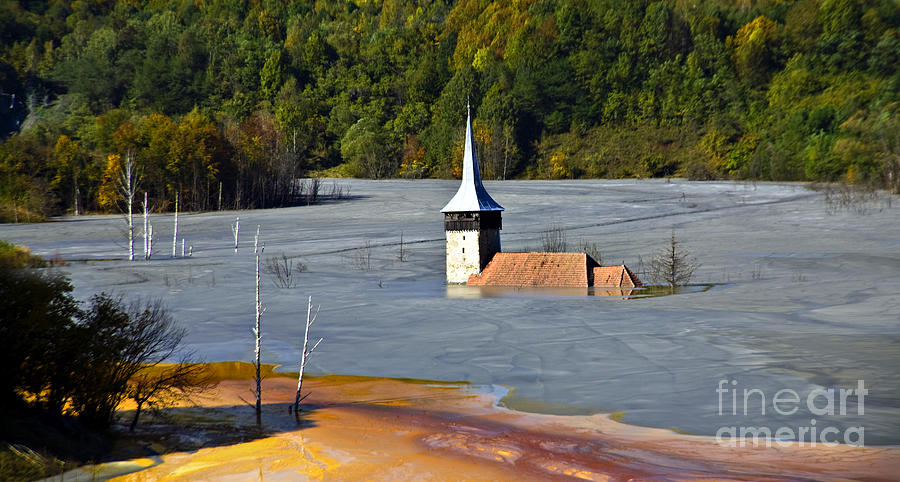 Flooded church Photograph by Daliana Pacuraru