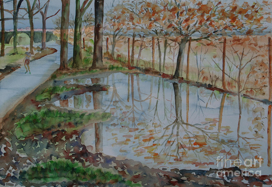 Flooded Mead Painting by Almo M