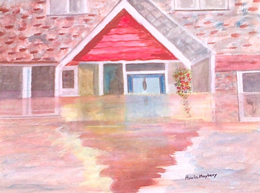 Floods UK 2012 Painting by Paula Maybery