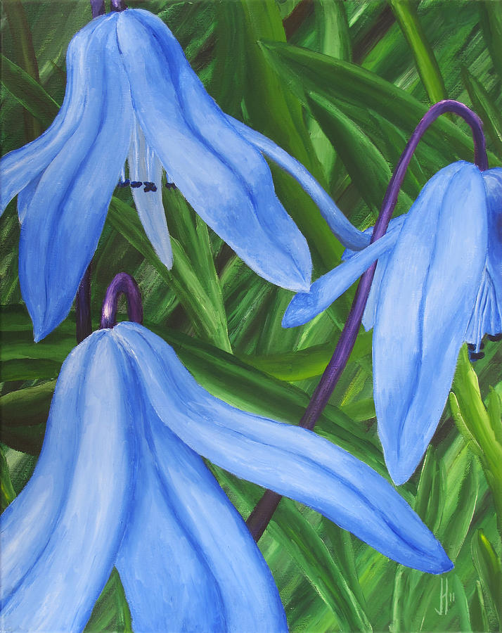 Flora Series-Number 11 Painting by Jim Harper