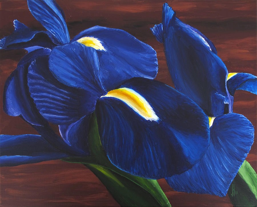 Flora Series-Number 9 Painting by Jim Harper