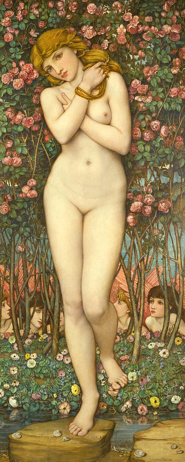 Flora. The Birth of Venus Painting by John Roddam Spencer Stanhope