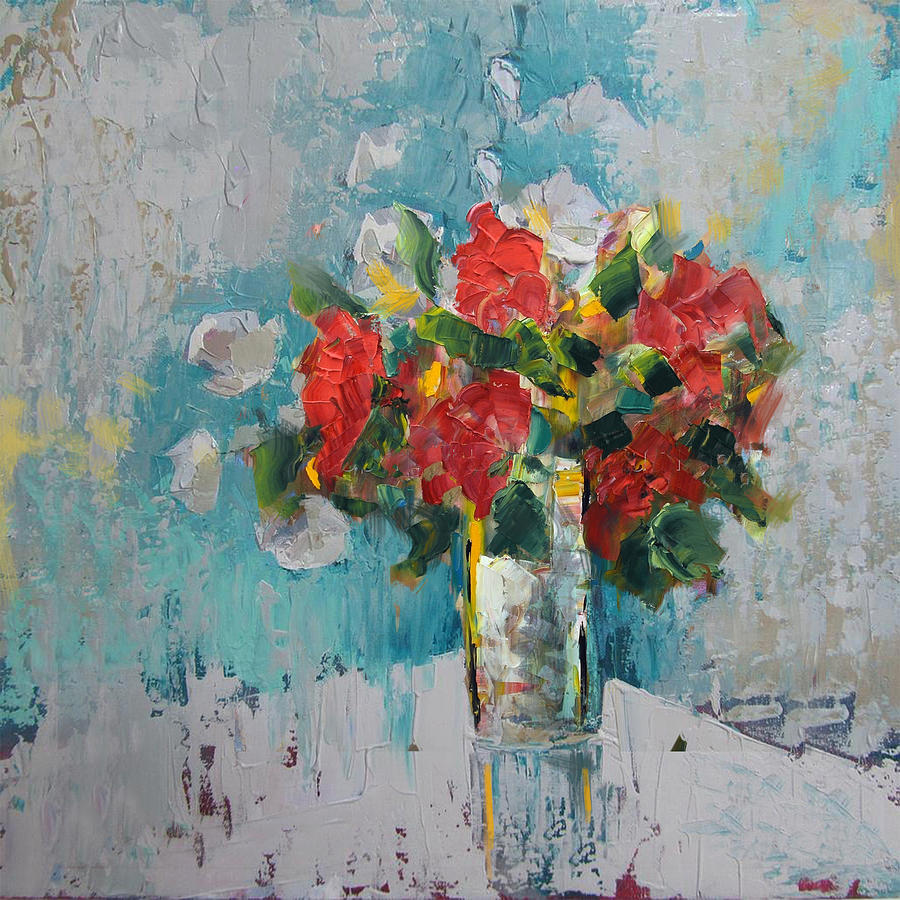 Floral 13 Painting by Mahnoor Shah